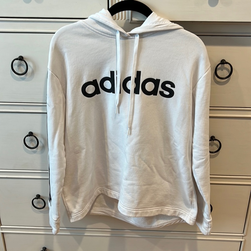 Adidas white sweatshirt